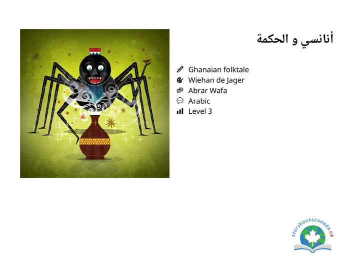 غلاف أنانسي والحكمة